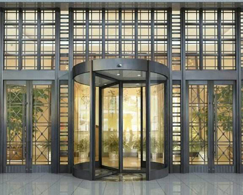 玻璃旋转门