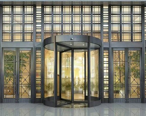 玻璃旋转门