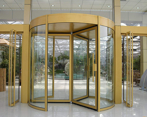 玻璃旋转门