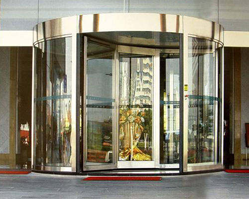 玻璃旋转门