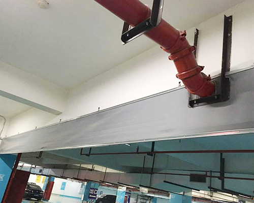 无机布挡烟垂壁