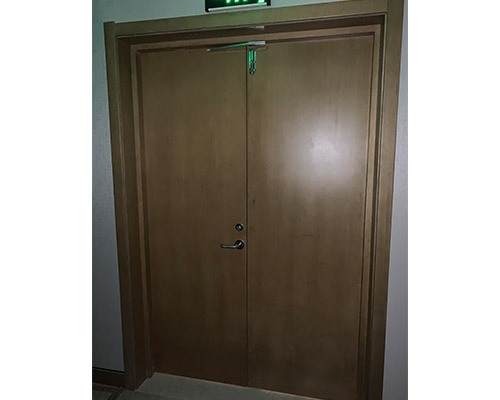 烤漆木质防火门