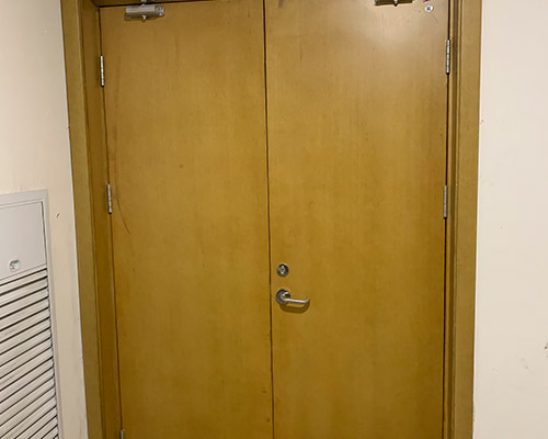 烤漆木质防火门