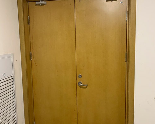 烤漆木质防火门