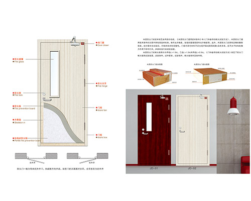 木质防火门