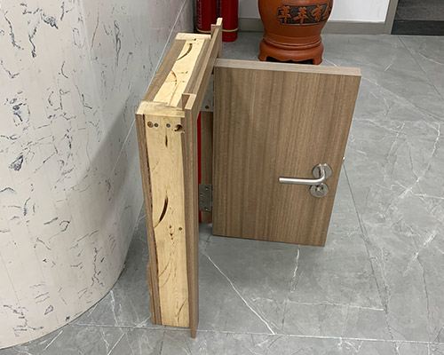 套装木质防火门样品