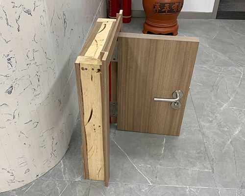 套装木质防火门样品