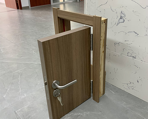 套装木质防火门样品