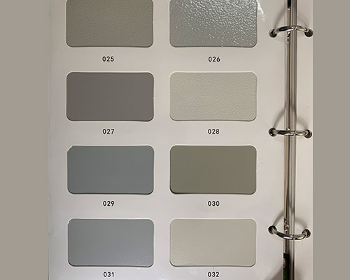 钢质防火门色卡